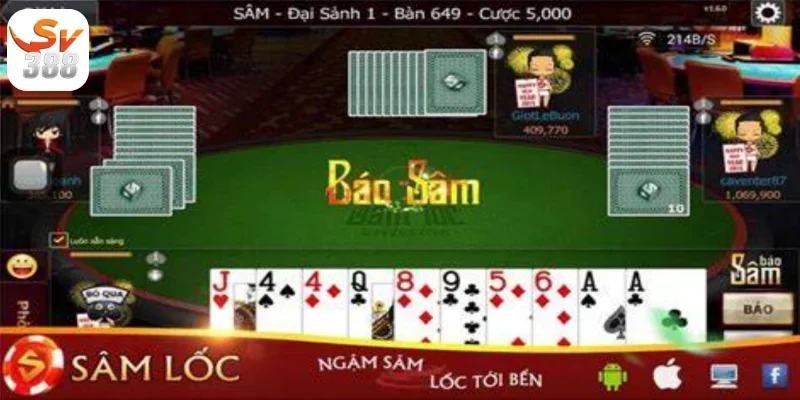 Quy trình chơi 1 ván bài Sâm Lốc